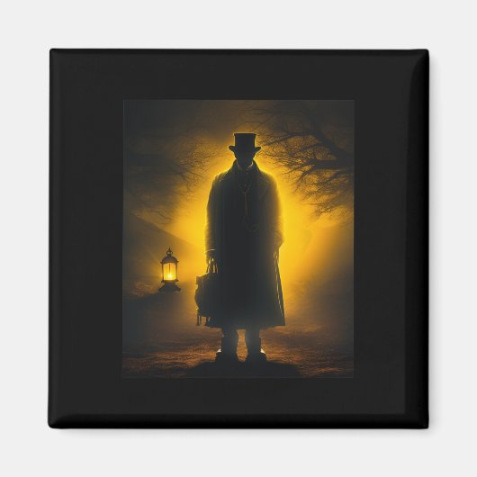 Ghost Gothic Mannen Engeland Brits Mysterie Magneet (Voorkant)