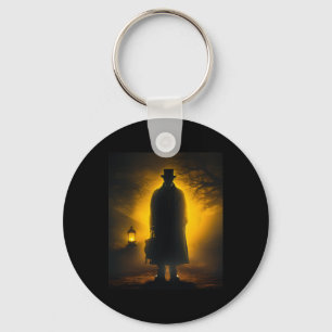 Ghost Gothic Mannen Engeland Brits Mysterie Sleutelhanger