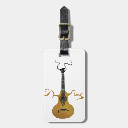 Ghost Guitar Bagagelabel (Voorkant verticaal)