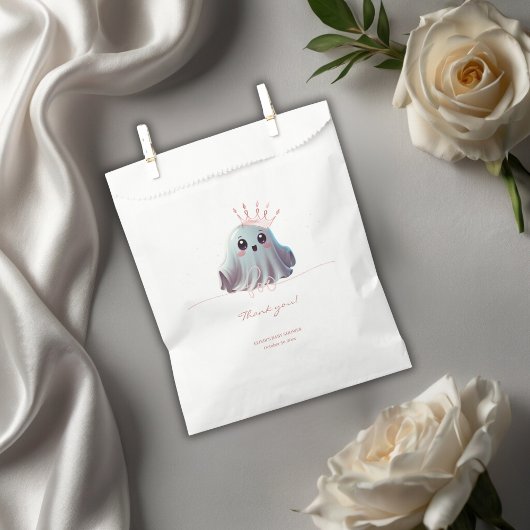 Ghost Halloween Baby shower Little Boo Bedankzakje