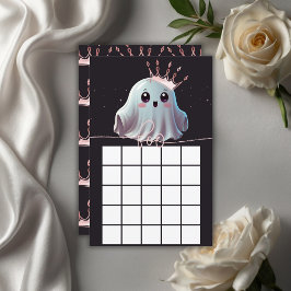 Ghost Halloween Baby shower Little Boo Game