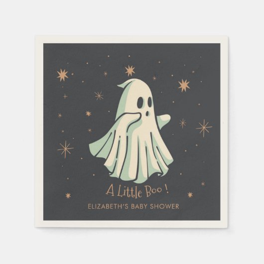 Ghost Halloween Baby shower servetten (Voorkant)