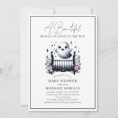 Ghost Halloween Baby shower Uitnodiging (Voorkant)