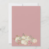 Ghost Halloween Baby shower Uitnodiging (Achterkant)