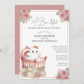 Ghost Halloween Baby shower Uitnodiging (Voorkant / Achterkant)