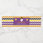 Ghost Halloween Baby shower Waterfles Etiket (Enkel label)