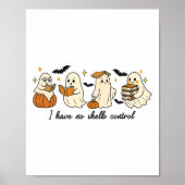 Ghost Halloween bibliotheek lezen Poster (Voorkant)