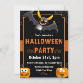 Ghost Halloween Birthday nodigt Spooktacular Party Kaart (Voorkant)