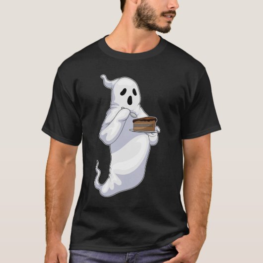 Ghost Halloween Cake T-shirt (Voorkant)