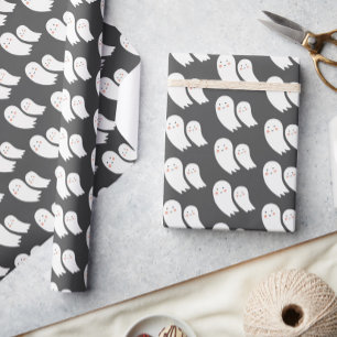 Ghost Halloween Dark Spooky Cadeaupapier