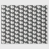 Ghost Halloween Dark Spooky Cadeaupapier (Vlak)