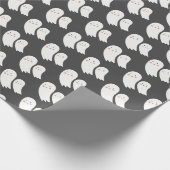 Ghost Halloween Dark Spooky Cadeaupapier (Hoek)