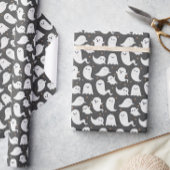 Ghost Halloween Dark Spooky Wrapping Paper Cadeaupapier