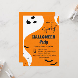 Ghost Halloween-feest, laten we griezelig worden O Kaart