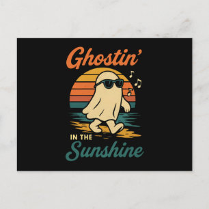 Ghost Halloween Feestdagenkaart