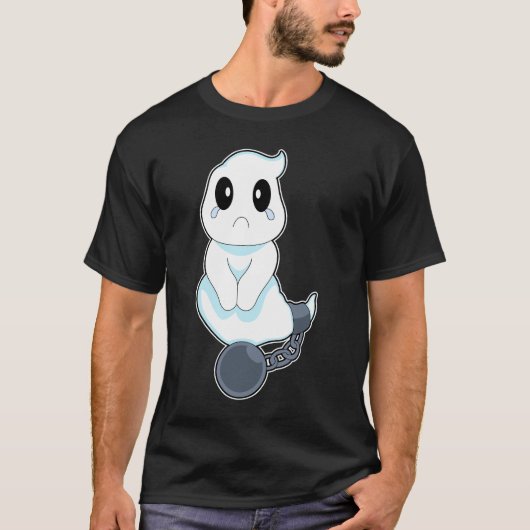 Ghost Halloween Gevangene T-shirt (Voorkant)