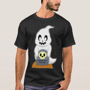 Ghost Halloween Grave T-shirt