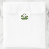 Ghost Halloween Hart Sticker (Tas)