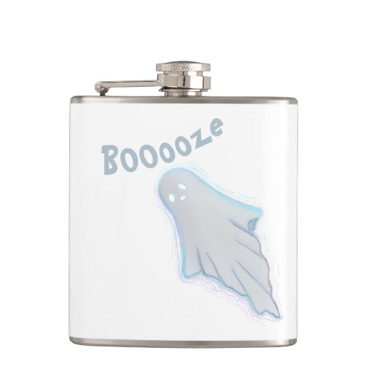 Ghost Halloween Heupfles (Voorkant)