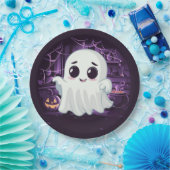 Ghost Halloween Illustratie Papier Bord (Feest)