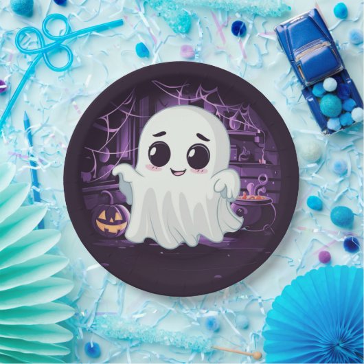 Ghost Halloween Illustratie Papier Bord (Feest)