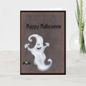 Ghost Halloween Kaart (Voorkant)