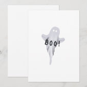 Ghost Halloween Kaart (Voorkant / Achterkant)