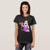 Ghost Halloween Kapper T-shirt (Voorkant volledig)