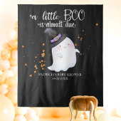 Ghost Halloween Little Boo Baby shower Backdrop Wandkleed