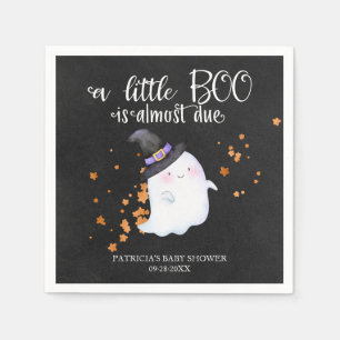 Ghost Halloween Little Boo Girl Baby shower Servet