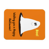 Ghost Halloween Magnet glimlachen Magneet (Horizontaal)