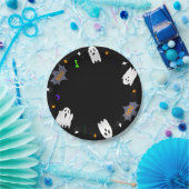 Ghost Halloween Papieren Bordje (Feest)