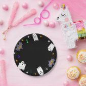 Ghost Halloween Papieren Bordje (Feest)