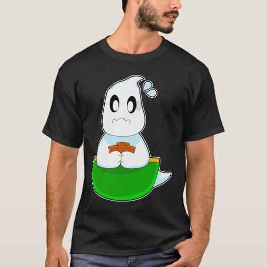 Ghost Halloween Poker T-shirt (Voorkant)