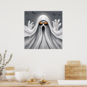 Ghost - Halloween Print (Keuken)