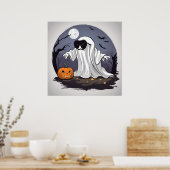 Ghost - Halloween Print (Keuken)