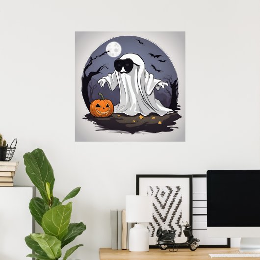 Ghost - Halloween Print (Thuiskantoor)