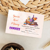 Ghost Halloween raad hoeveel Snoepjes er spelen Informatiekaartje