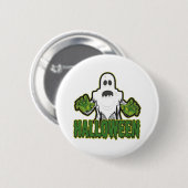 Ghost Halloween Ronde Button 5,7 Cm (Voorkant /achterkant)