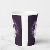 Ghost Halloween Schattigee Illustratie Papier cup Papieren Bekers (Links)
