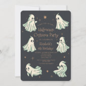 Ghost Halloween Spooktacular Costum Verjaardagsfee Kaart (Voorkant)