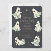Ghost Halloween Spooktacular Costum Verjaardagsfee Kaart (Voorkant)