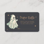 Ghost Halloween Spooktacular Luier Raffle Informatiekaartje (Voorkant)
