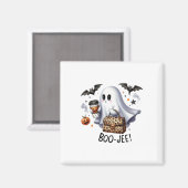 Ghost Halloween Spooky Book Herfst Halloween Ghost Magneet (Voorkant / Achterkant)