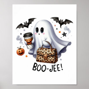 Ghost Halloween Spooky Book Herfst Halloween Ghost Poster