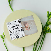 Ghost Halloween Spooky Een Eerste Verjaardag Kaart