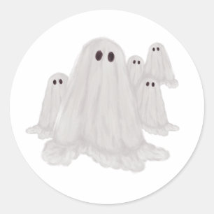 Ghost Halloween Stickers
