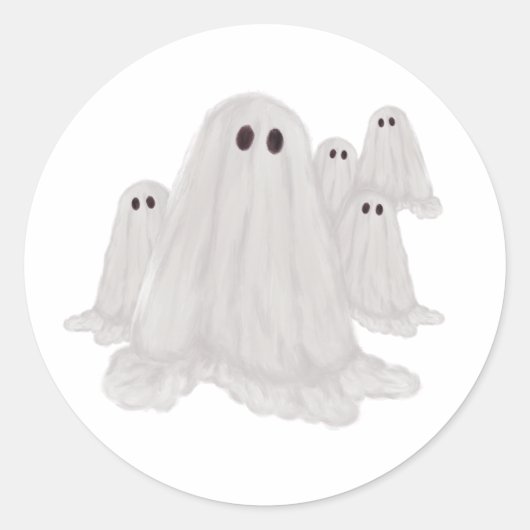 Ghost Halloween Stickers (Voorkant)