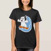 Ghost Halloween Surfer T-shirt (Voorkant)