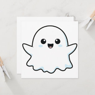 Ghost Halloween T-shirt Kaart